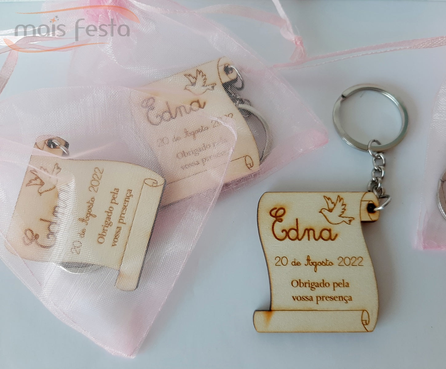 Porta-chaves com Pombinha