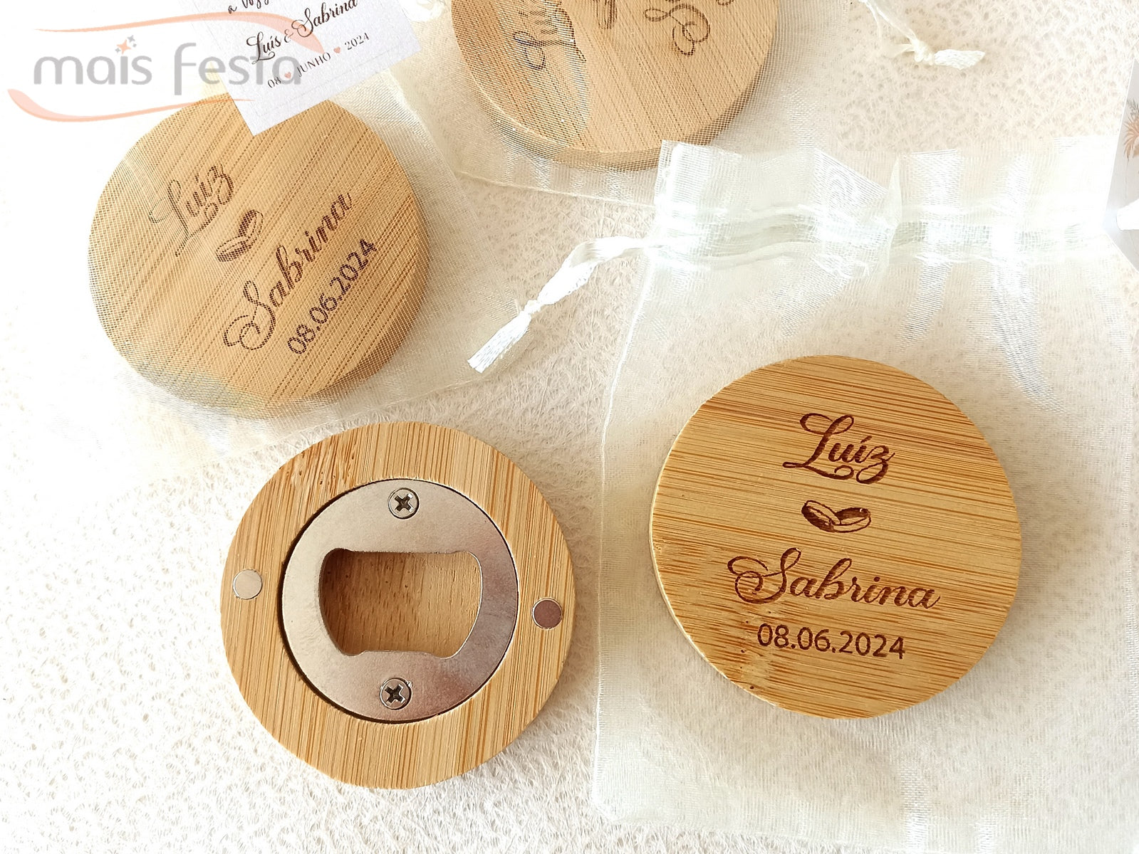 Abre-cápsulas magnético personalizado