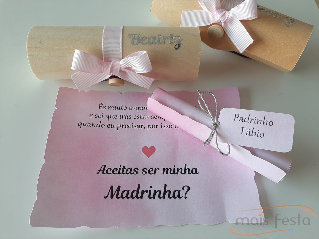 Convite Padrinho - Madrinha