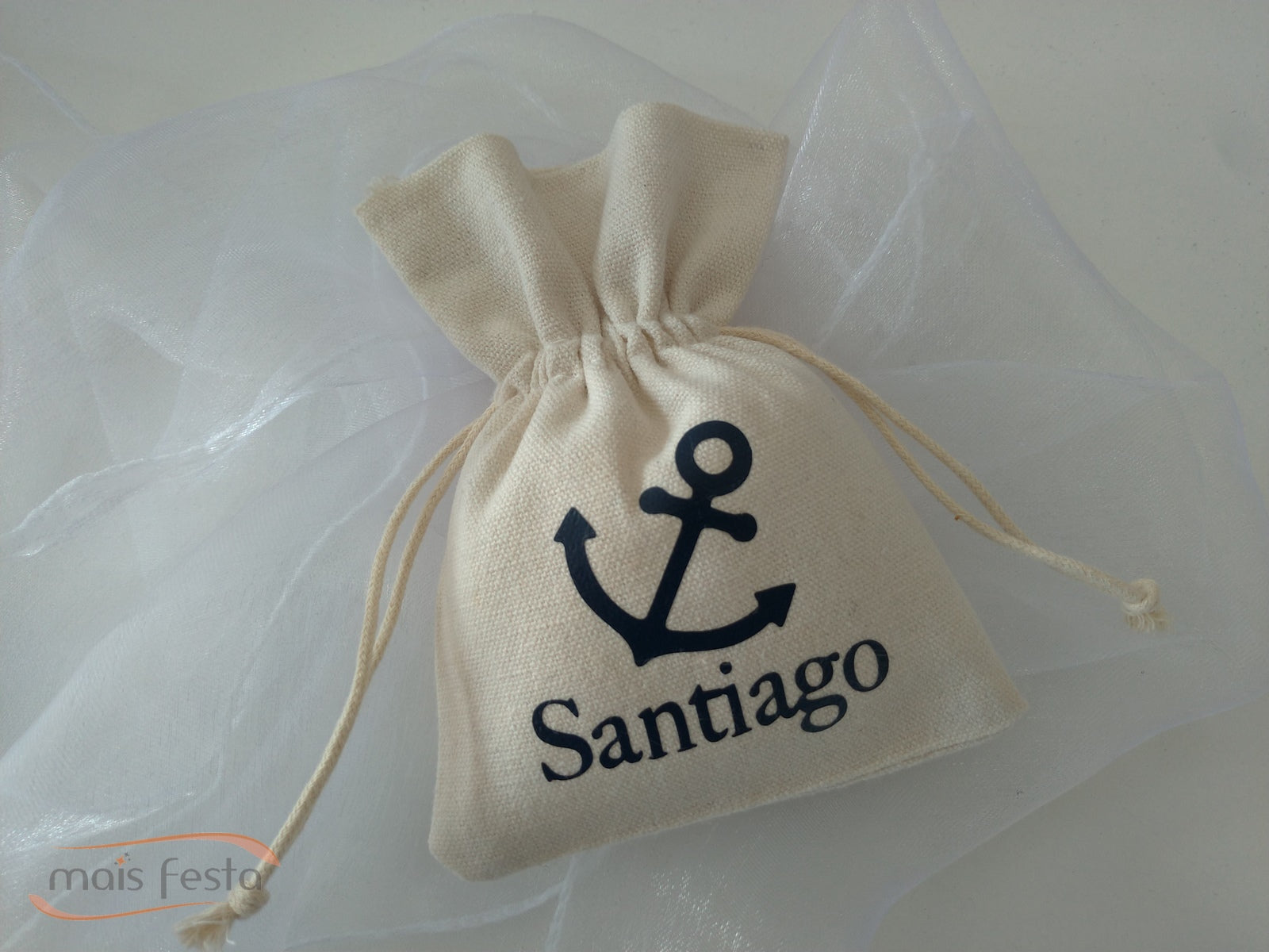 Saquinho de algodão personalizado
