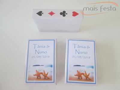 Baralho de cartas cx personalizada