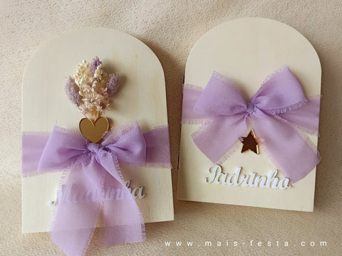 Moldura madeira padrinhos