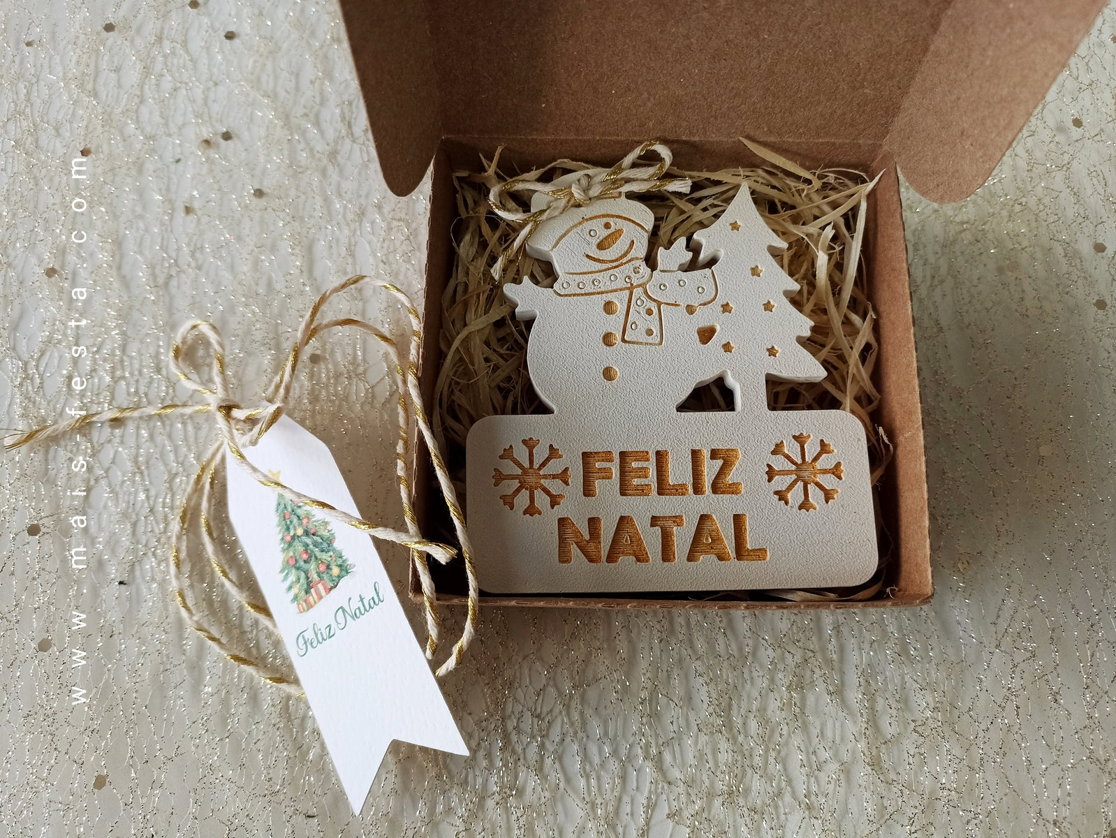 Cerâmica perfumada Boneco de Neve