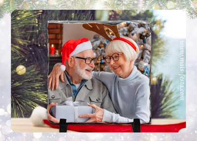 Pedra de Xisto com Foto 14x14