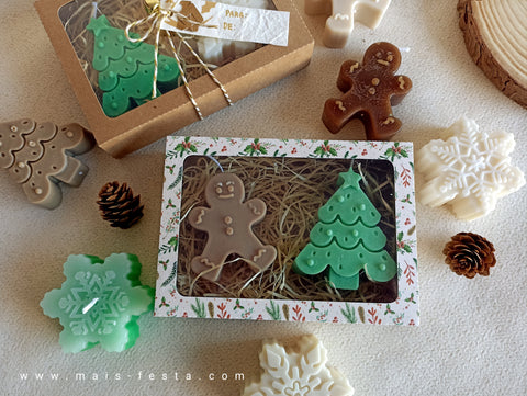 gift box natal velas artesanais