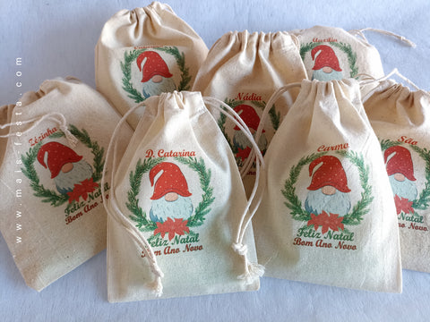 Bolsas Gnomos Natal e Sabonete