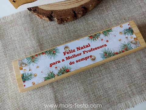 Caneta gravada com caixa