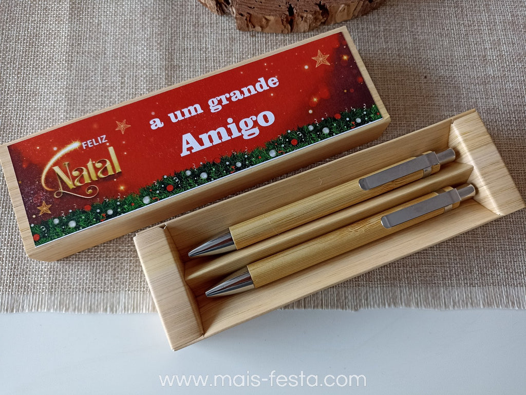 Conjunto Caneta e lapiseira gravadas