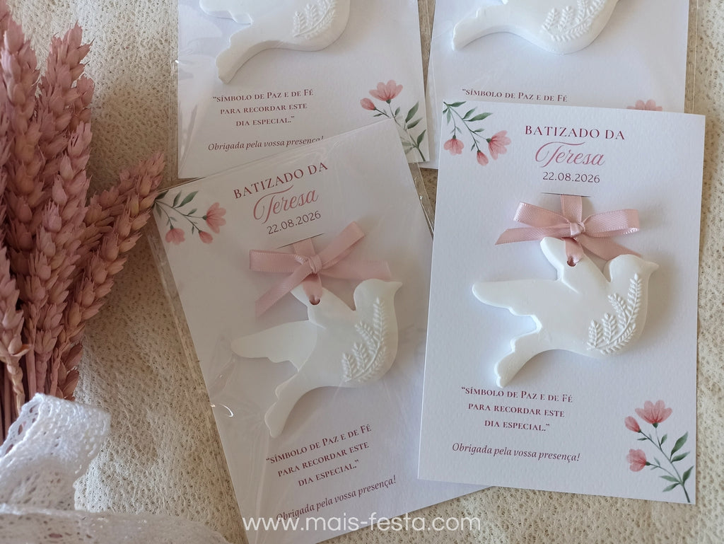 Pombinha em gesso perfumado