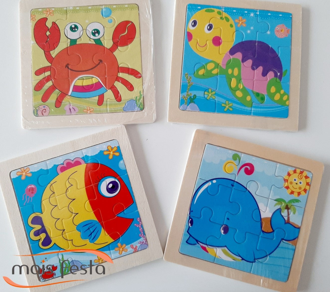 Puzzle de madeira infantil