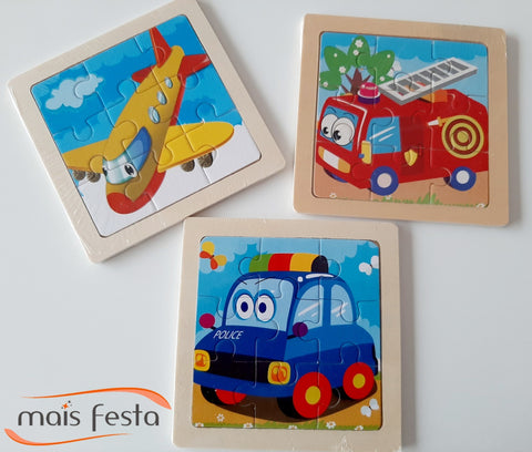 Puzzle de madeira infantil