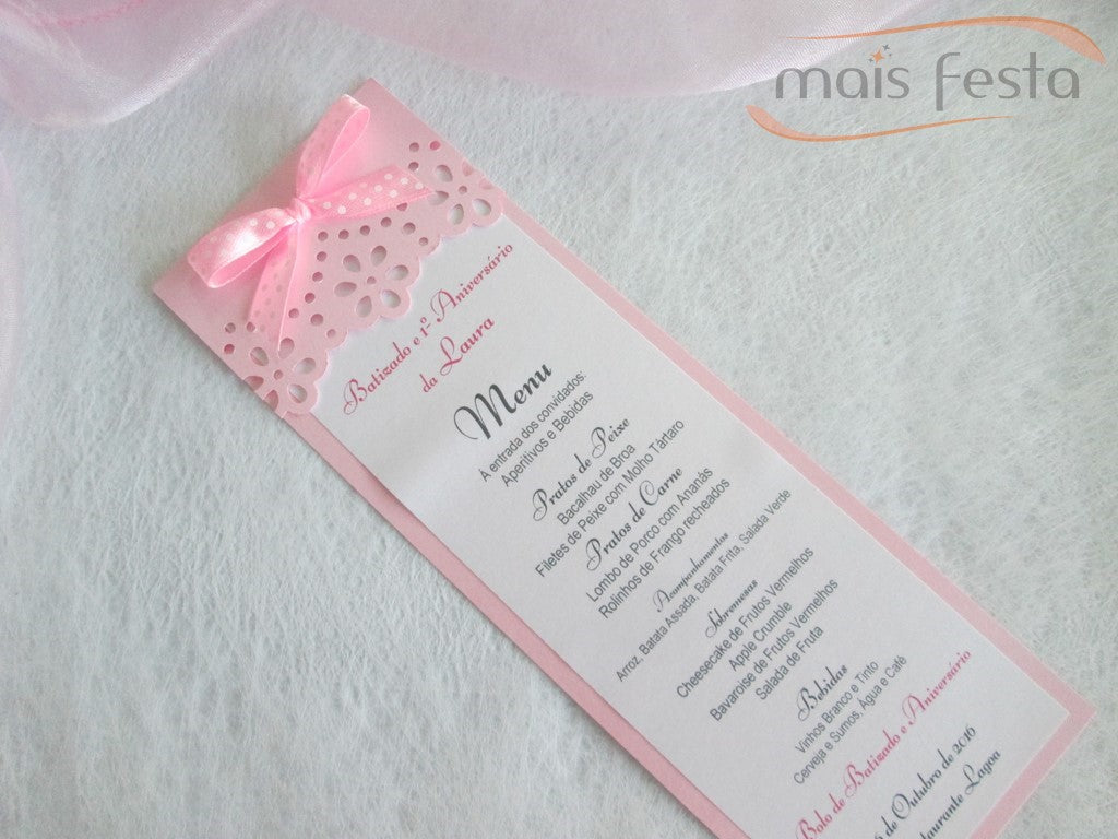 Menu batizado