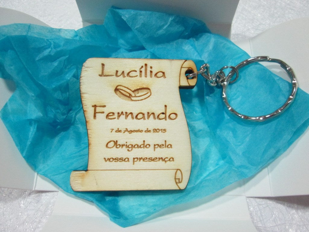 Porta-chaves madeira