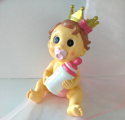 Boneco-Mealheiro bebé com Coroa
