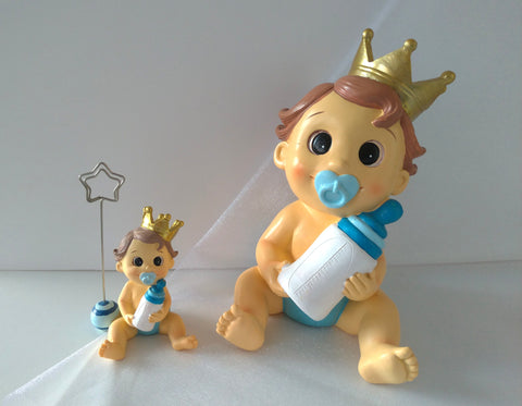 Boneco-Mealheiro bebé com Coroa